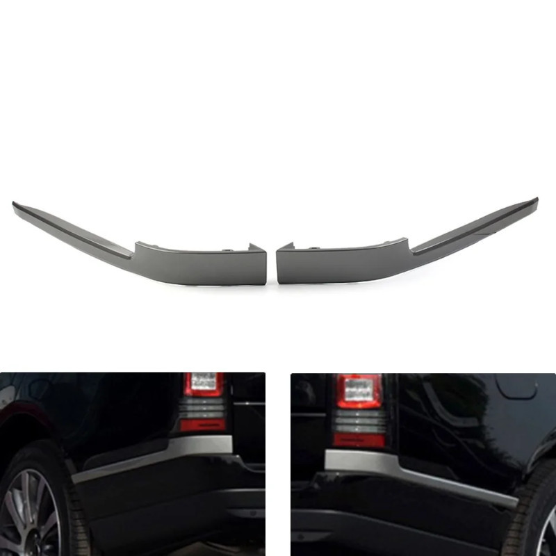 Gray Car Rear Bumper Side Cladding Trim Decoration For Land Rover Range ...