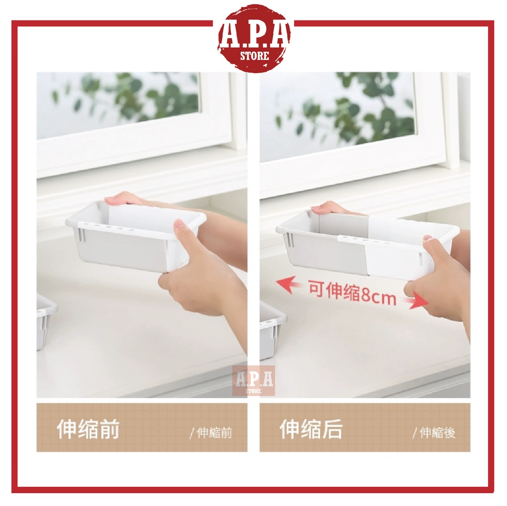 APA Expandable Storage Drawer Organizer Adjustable Divider Kitchen ...