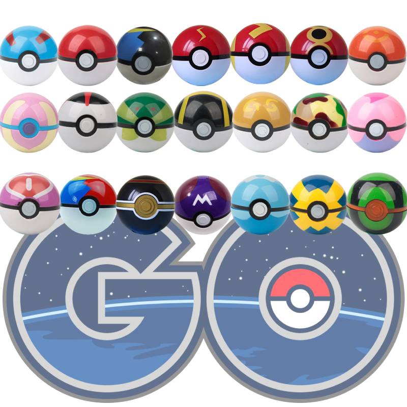 7cm Pokemon Master Ball Toy Cute Pocket Monster Mini Children Figure ...