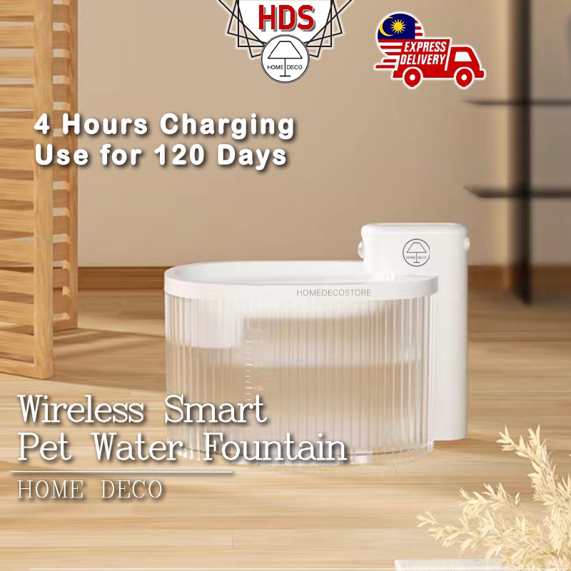 Cat Water Fountain, App Monitoring Separated Clean & Waste Water