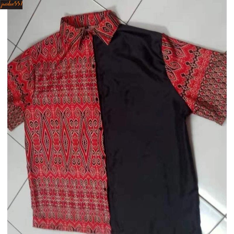 kemeja borneo lelaki batik | Shopee Malaysia