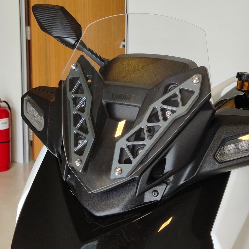 Xmax V2 CNC Windshield Bracket Yamah Xmax Connected | Shopee Malaysia