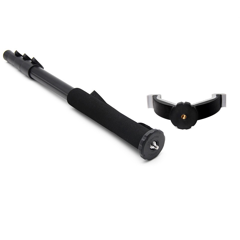 Aluminum Telescopic Monopod Shooting Camera Rack Rotating V Shaped ...