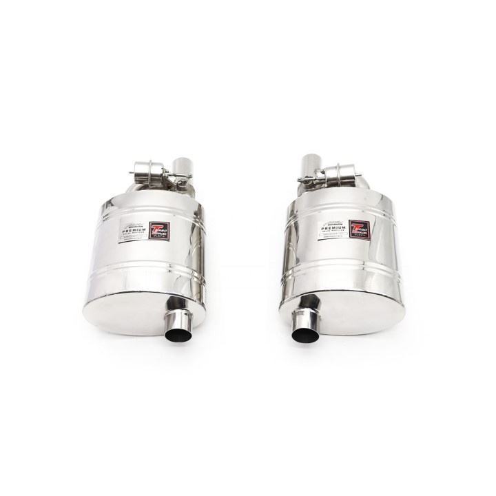 VT-TU-9-SS Max Racing Premium Turbo Offset / Offset Valve Muffler for ...