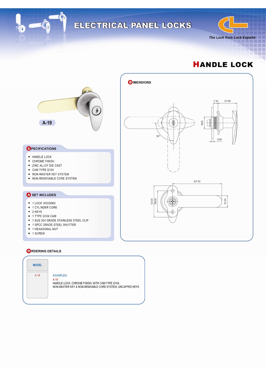 CL Cyber Lock A-19-03-G-104-16 Electrical Panel Lock | Shopee Malaysia