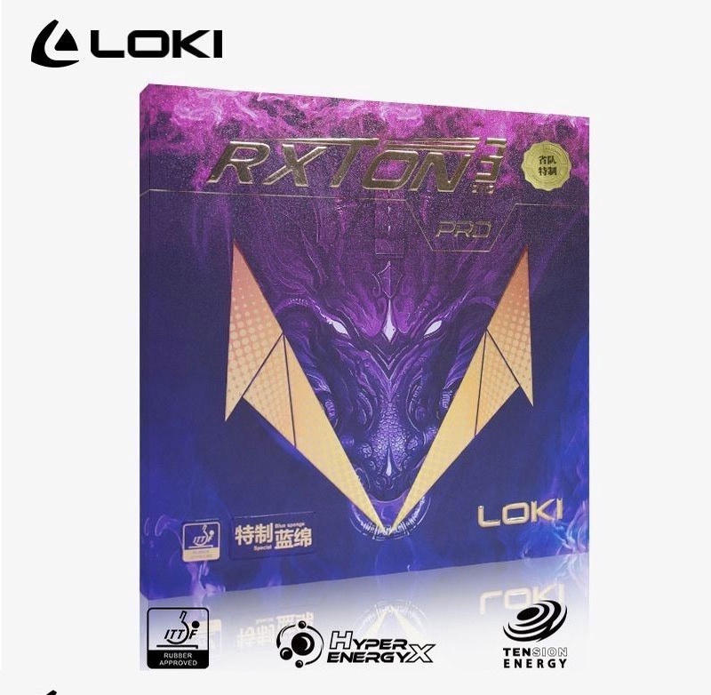 Original LOKI RXTON Brand New Table Tennis Rubber Sticky Ping Pong ...
