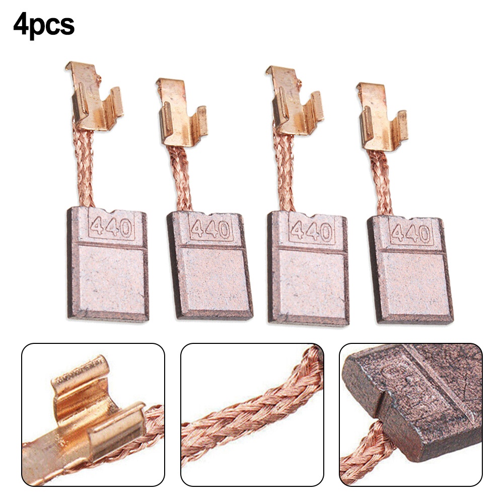 4 Spazzole Di Carbone Per Motore Makita - Compatibili Con CB-440, CB-448, BDF440, BFR440 E Altri Modelli - Foto 5
