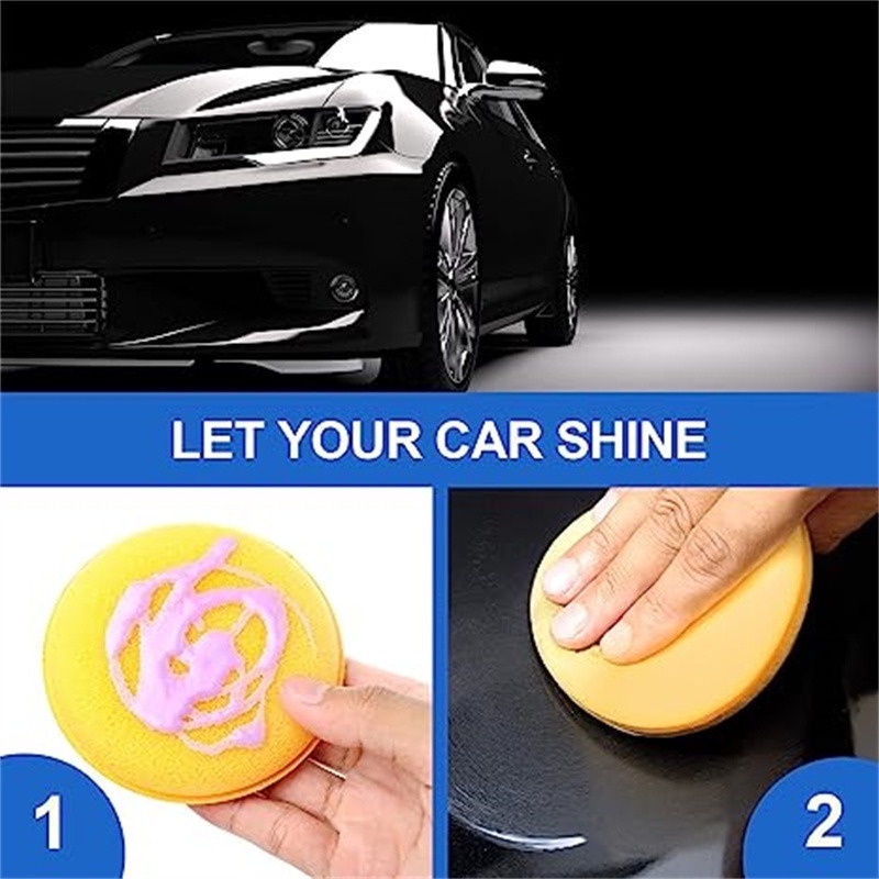 8 Character Car Wash Sponge Block High Density Sponge Wipe / Polishing ...