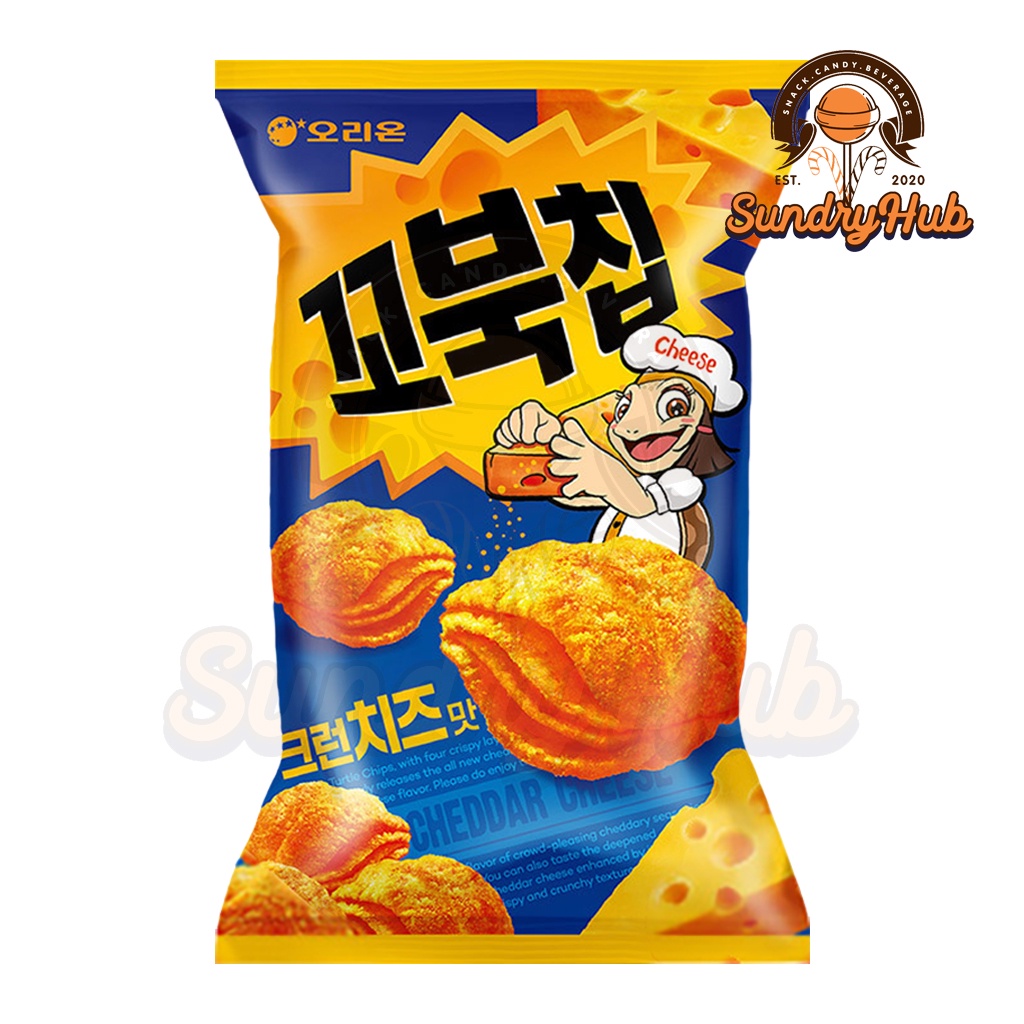 Orion Turtle Chips Cheddar Cheese 80g Shopee Malaysia