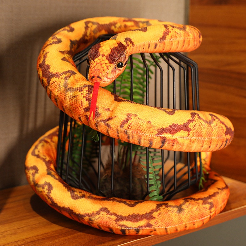 110/160/200/300cm Stuffed Toy Like Real Big Long Snake Python Plush Toy ...