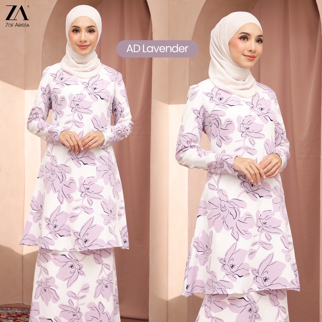 ZOE ARISSA BAJU KURUNG PAHANG FLORAL KURUNG MODEN Kurung Corak Bunga ...