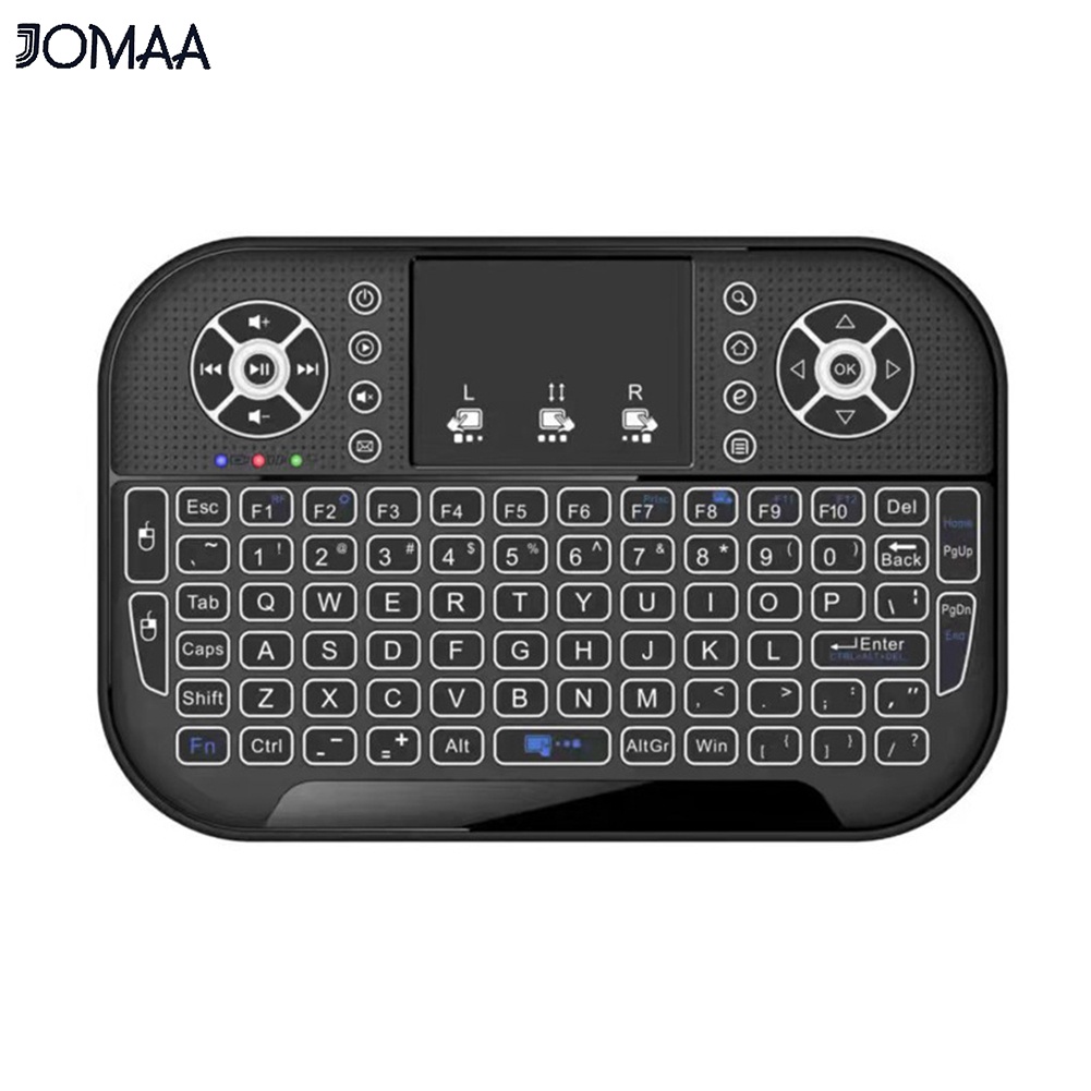 jomaa Mini 2.4G Wireless Keyboard Backlight Bluetooth Keyboard with ...