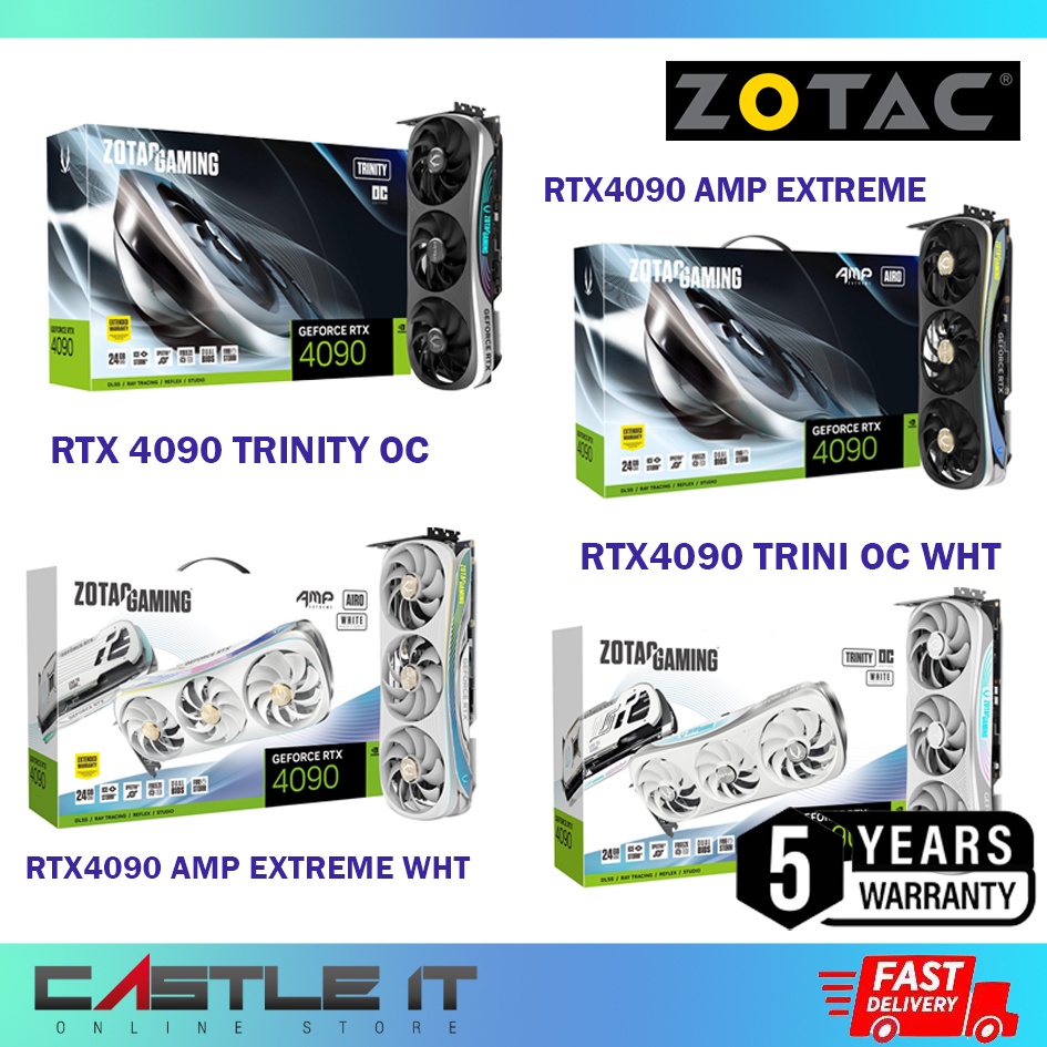 ZOTAC GAMING GeForce RTX 4090 AMP Extreme AIRO White Edition