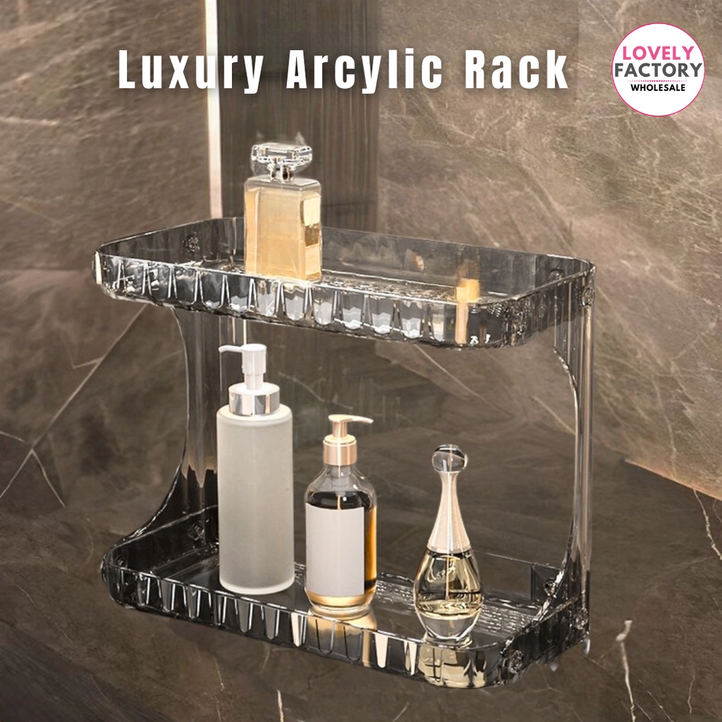 High Quality Luxury Acrylic Rack Home Office Kitchen | Shopee Malaysia