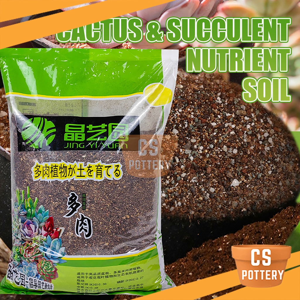 Cactus & Succulent Nutrient Soil Organic Succulent Potting Mix Garden ...