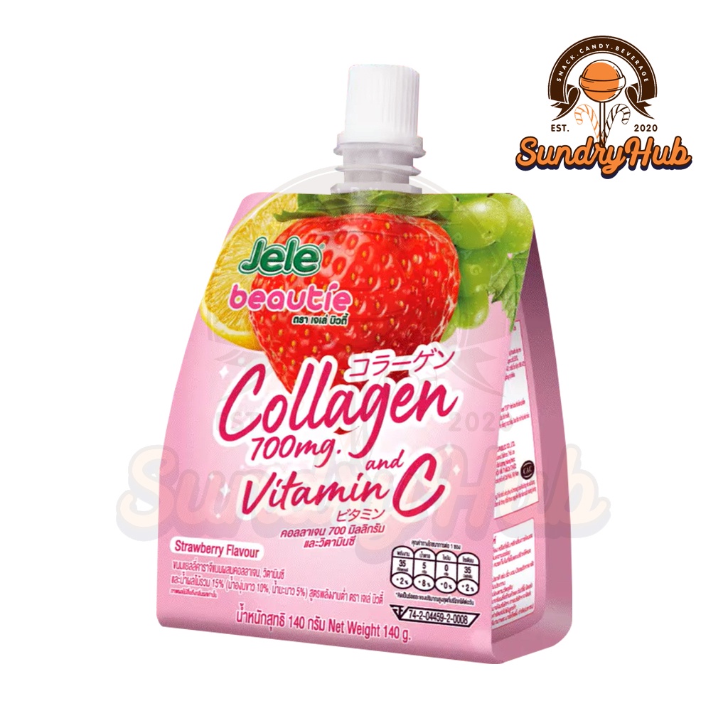 Jele Beautie Drink Strawberry 140g | Shopee Malaysia
