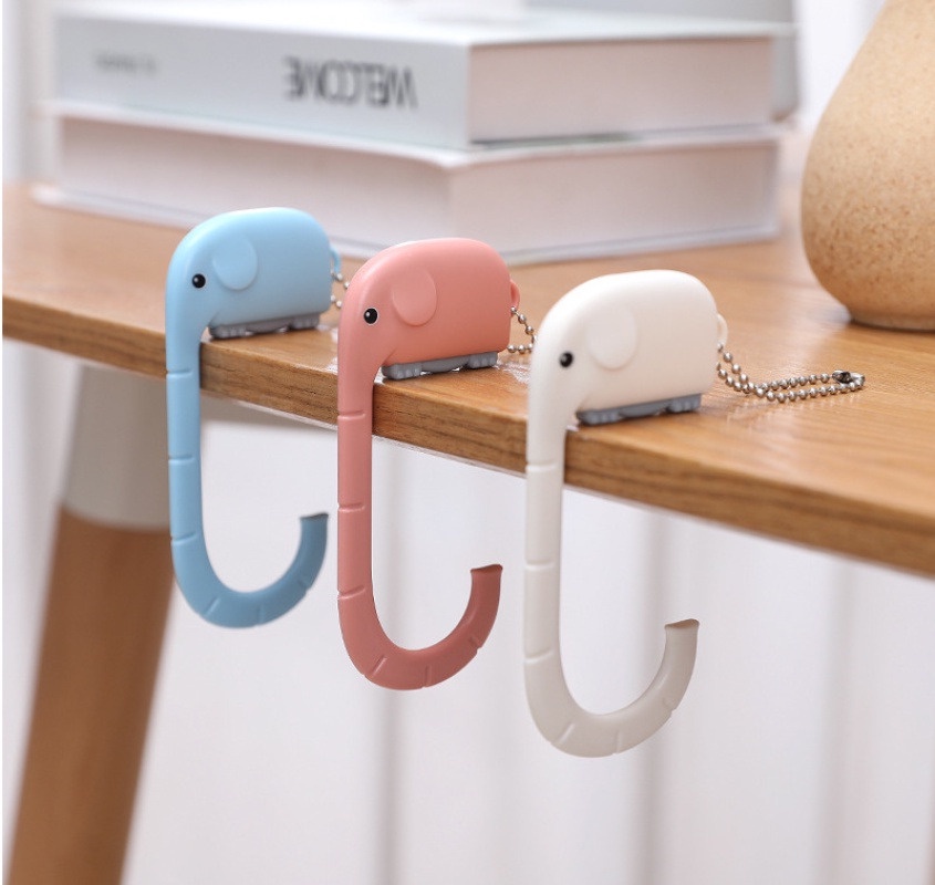 Home Office Multifunction Punch-Free Storage Hooks / Cute Portable Desk ...