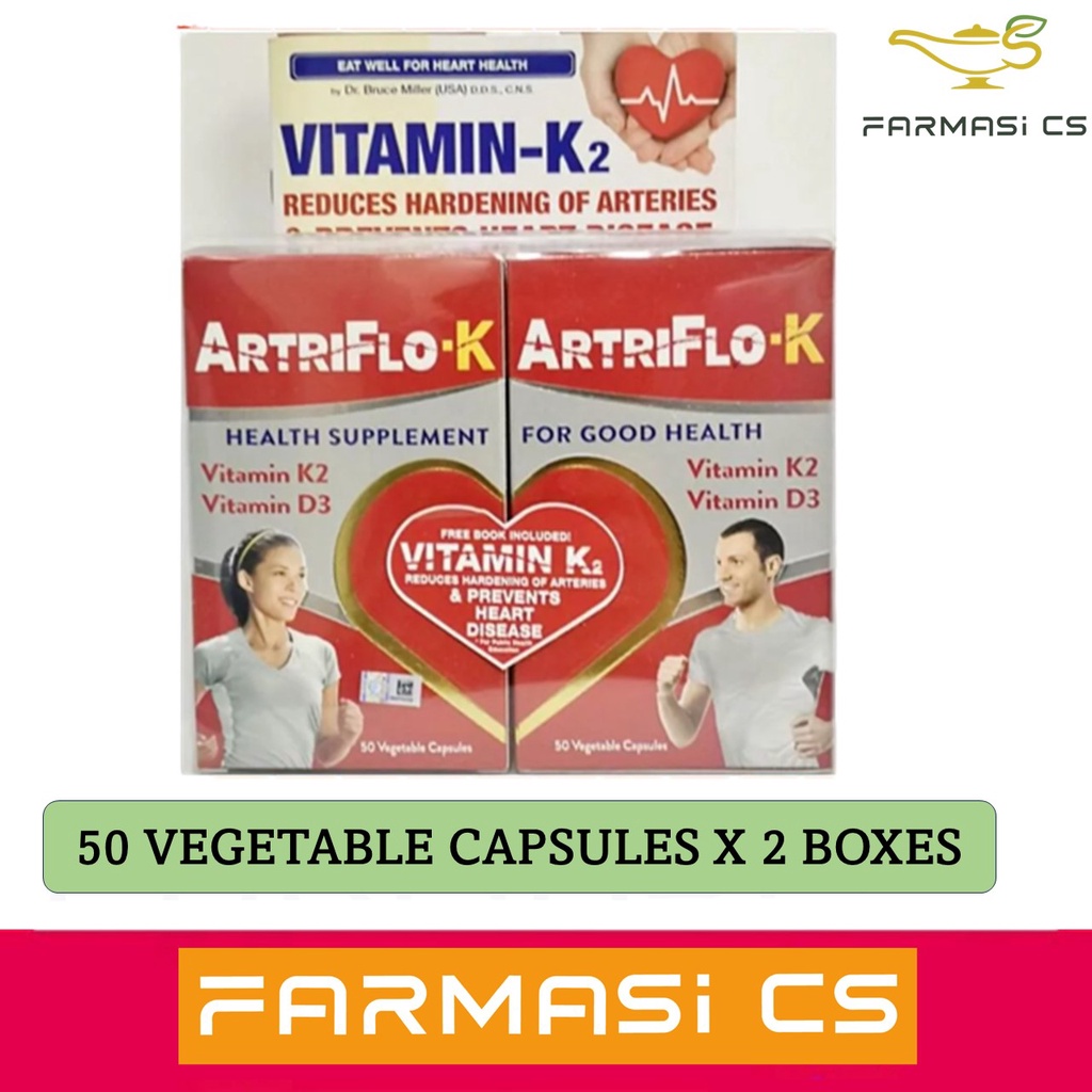 Live-Well Artriflo-K 50 Vegetable Capsules X 2 Boxes (TWIN) EXP:10/2024 ...