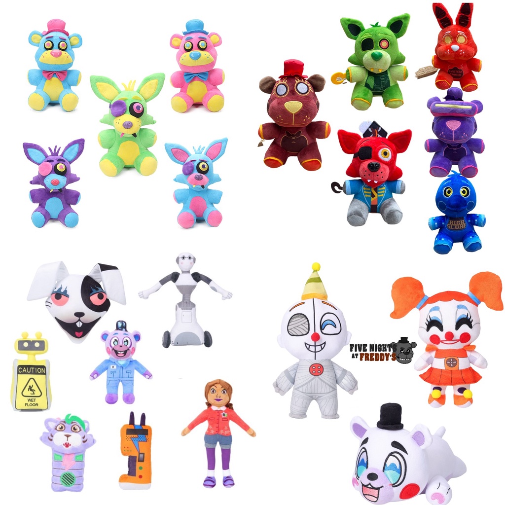 FNAF SECURITY BREACH Ruin Series Plush Toys Eye-catching Colors