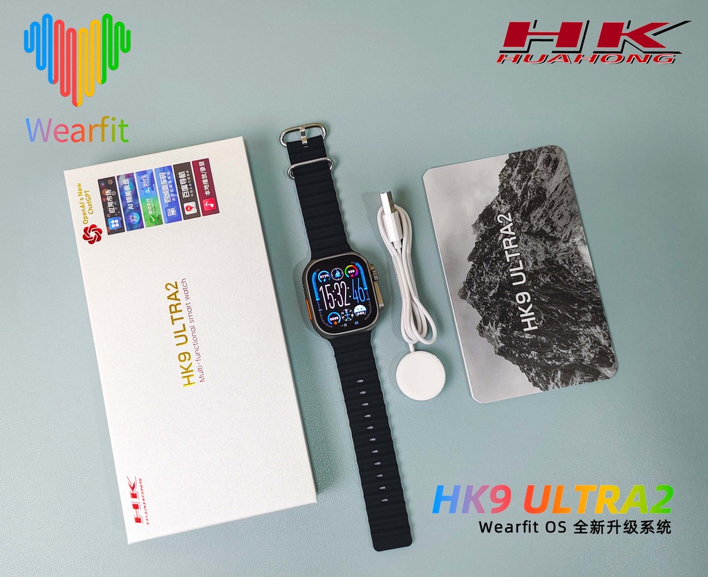 Amoled HK9 Ultra 2 ChatGPT 2GB ROM Smart Watch 49mm Wireless Charging  Bluetooth Call Men Local Music Women Smartwatch PK HELLO WATCH 3 PLUS HK8  PRO 