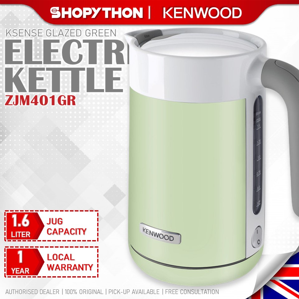 KENWOOD KSense Electric Kettle ZJM401GR Glazed Green (1.6L/2200w) Jug