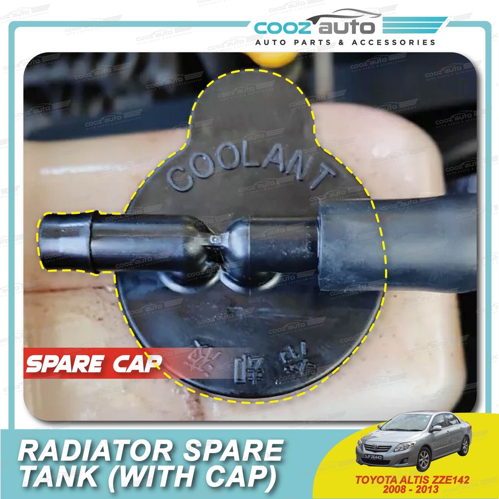 Toyota Altis ZZE142 2008 - 2013 Radiator Water Spare Tank Second Bottle ...