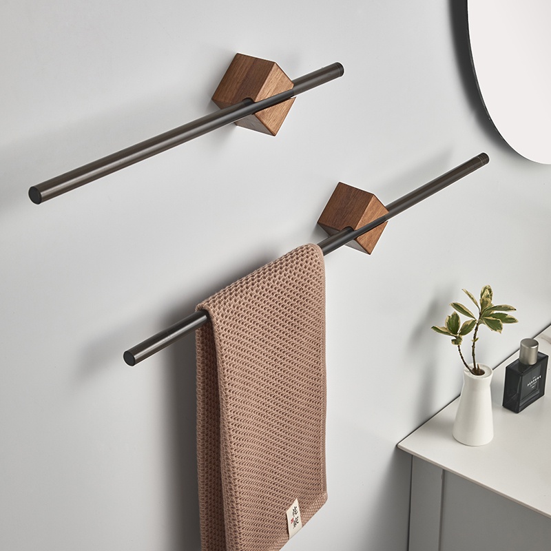 40/50cm Towel Rack Towel Hanger Bath Towel Holder Wall Hanging Towel ...