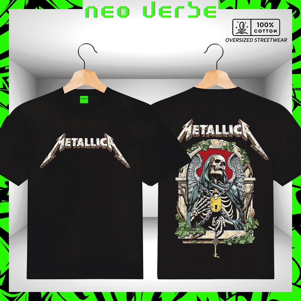 Tee Shirt Metallica James Hetfield – 100% Coton – Taille XL – Noir