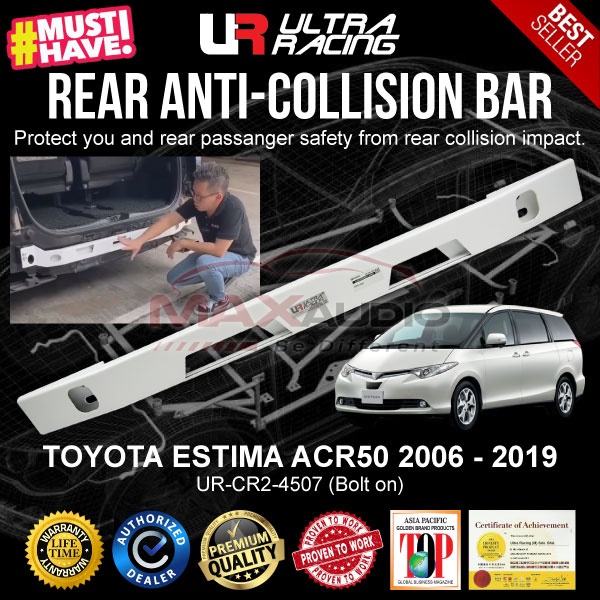 TOYOTA ESTIMA ACR50 2006- 2022 ULTRA RACING Rear Anti Crash Collision ...