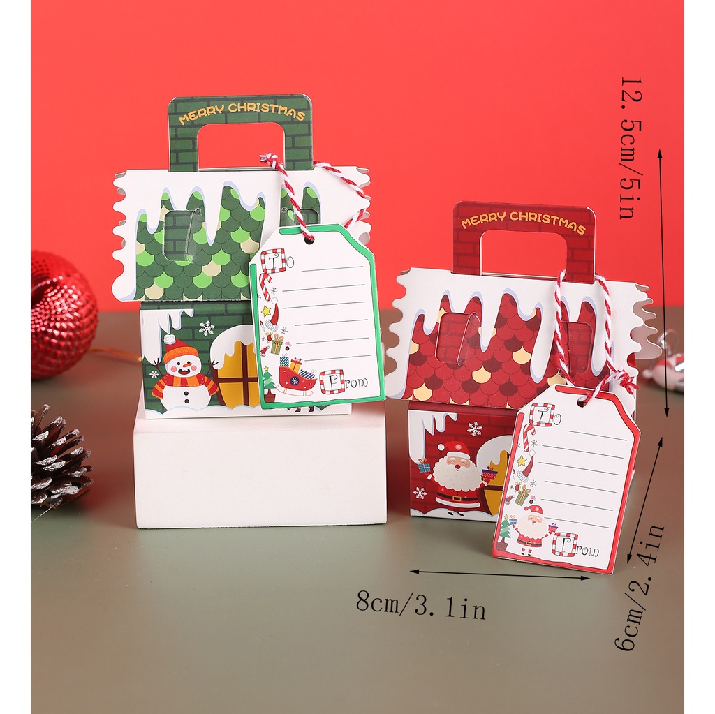 Christmas Gift Box Candy Biscuit Packaging Box Christmas Eve Apple Box ...