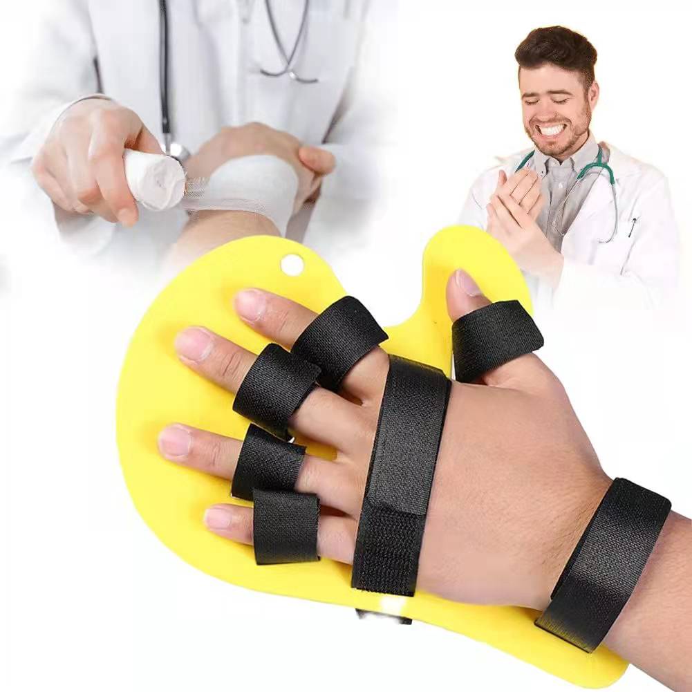 Finger Corrector Finger Orthosis Hand Wrist Flex Spasm Extension Board ...