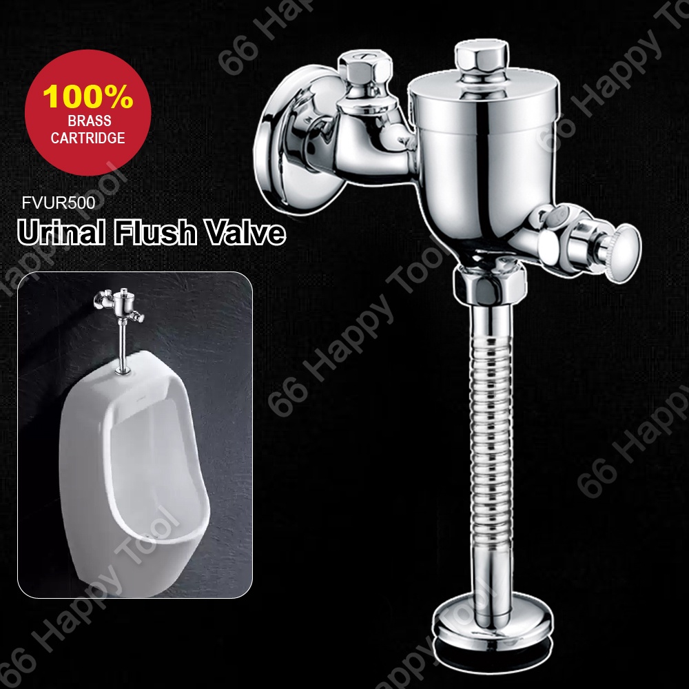 Sofia Urinal Flush Valve FVUR-500 Toilet Bowl Manual Button Type ...