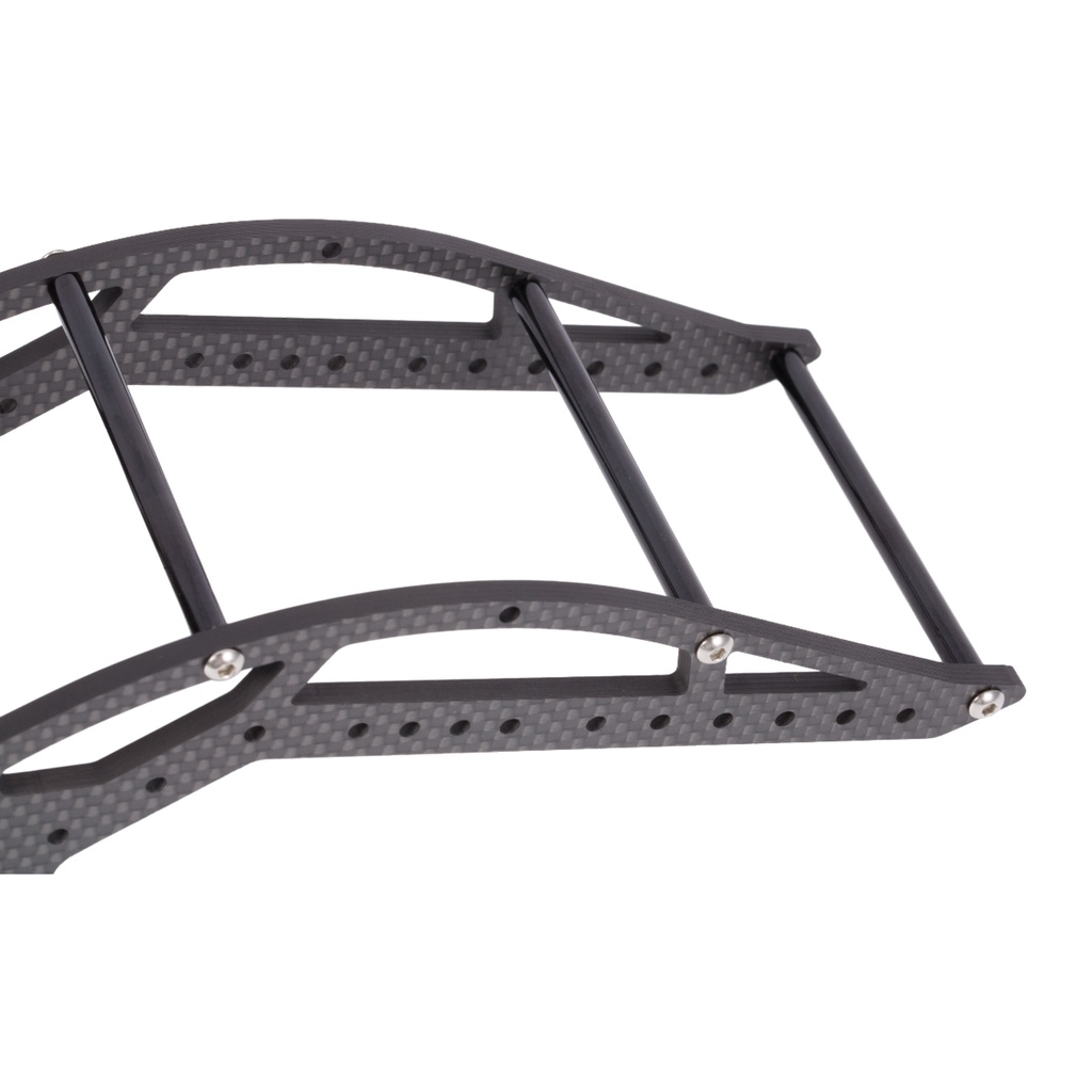 Carbon Fiber Crawler Chassis with Links Set for 1/10 RC Rigs Capra F9 ...