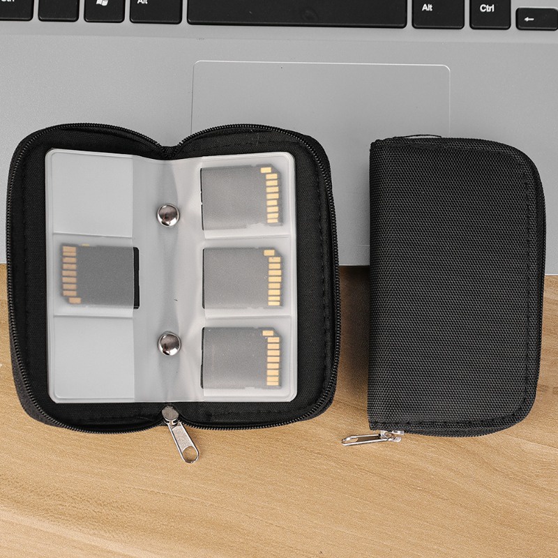 [ Featured ] SD Card Storage Bag / 22 Slots Memory Card Wallet / For CF ...