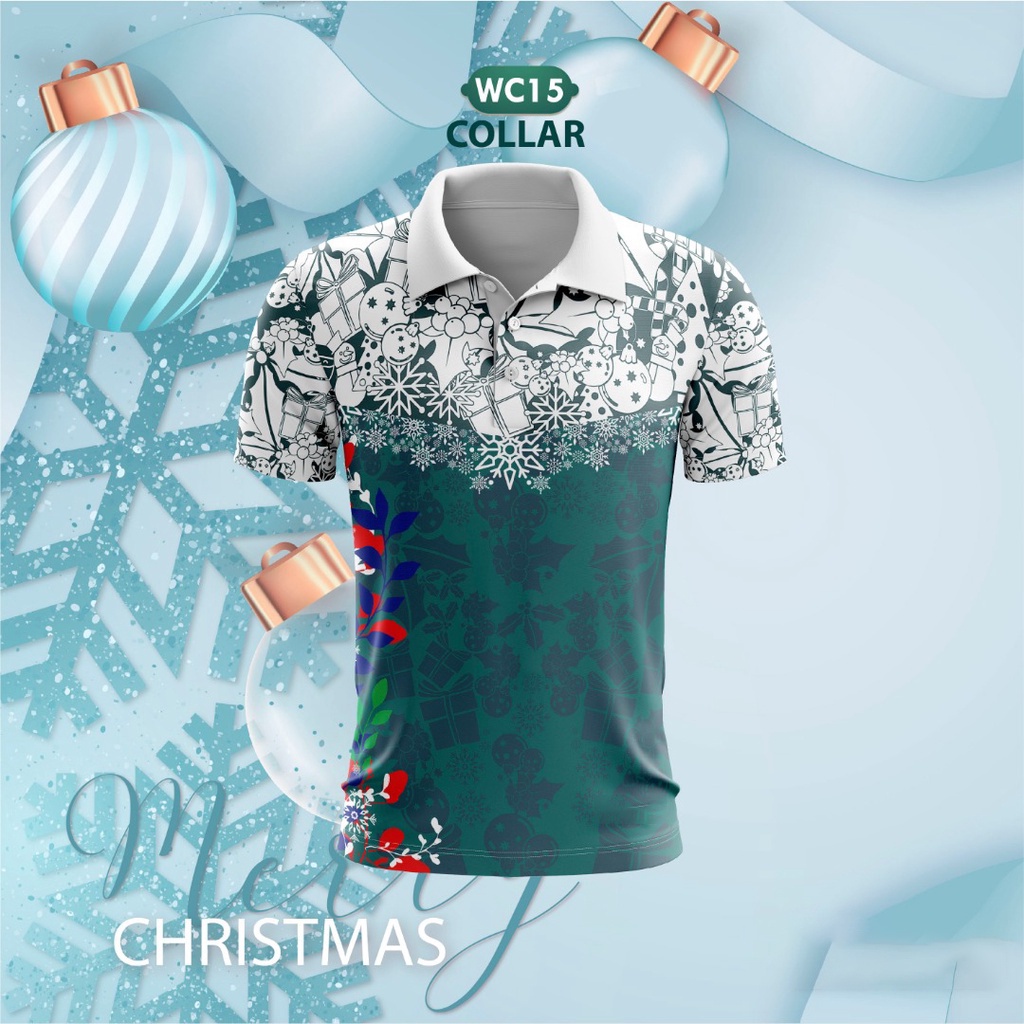 2024 New yers Tshirt Wonderful Christmas polo shirt jersey Shopee