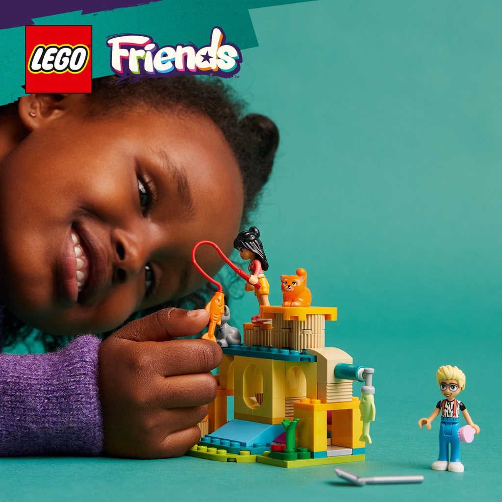 LEGO 42612 Friends Cat Playground Adventure Building Toy Set (87 Pieces ...