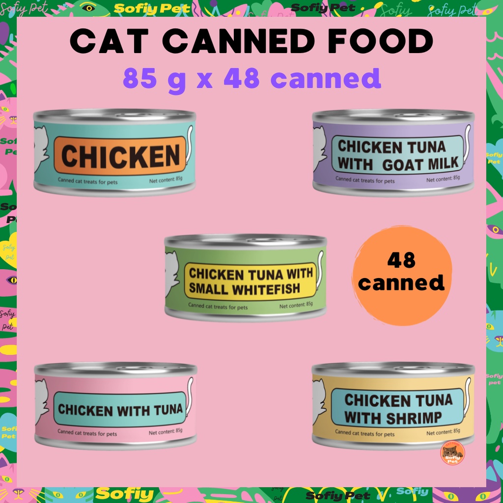 (BUNDLE 48 cans) 85g Cat CANNED FOOD (WET FOOD) Shopee Malaysia