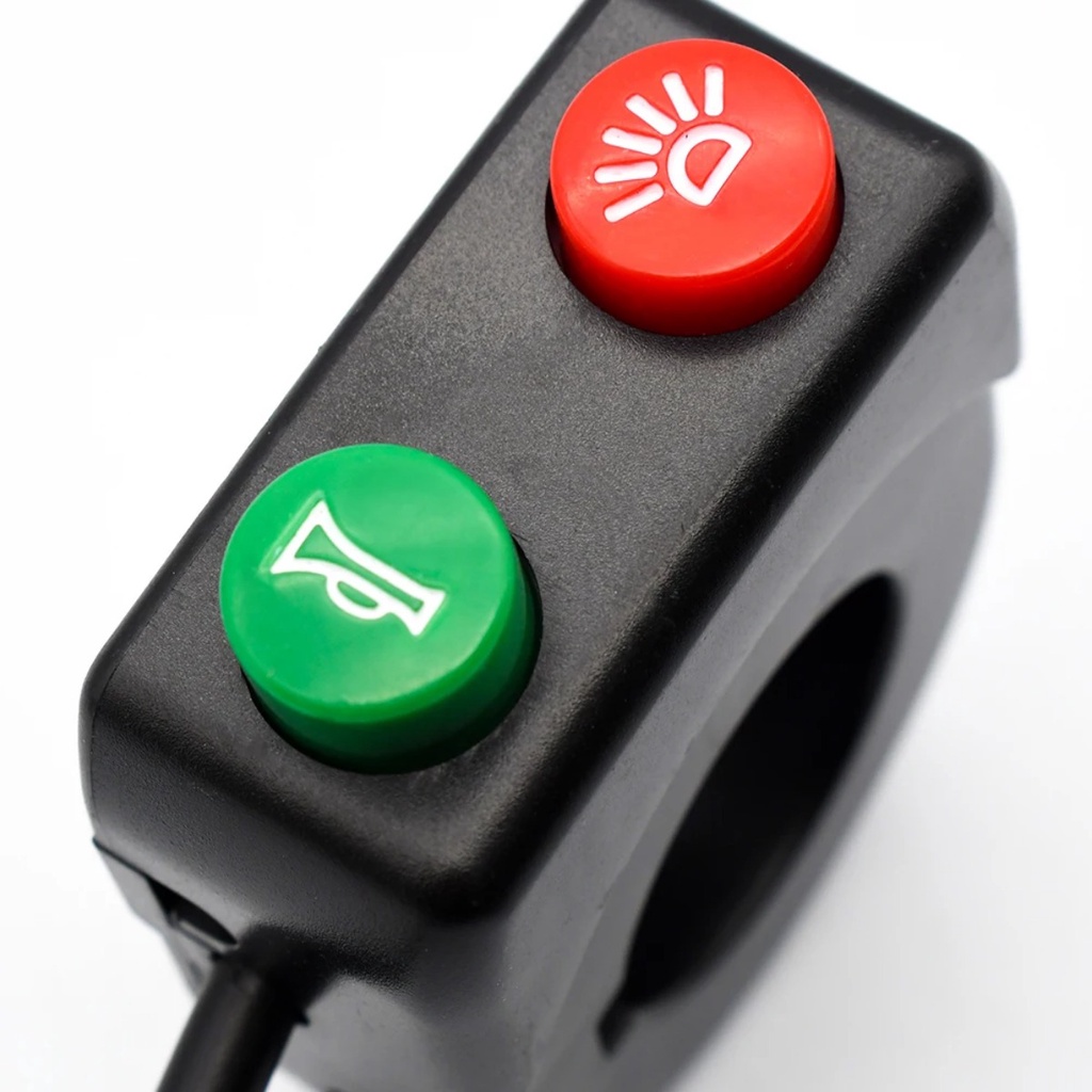 22mm Motorcycle Handlebar Switch Electric Bike Scooter Horn Turn ...
