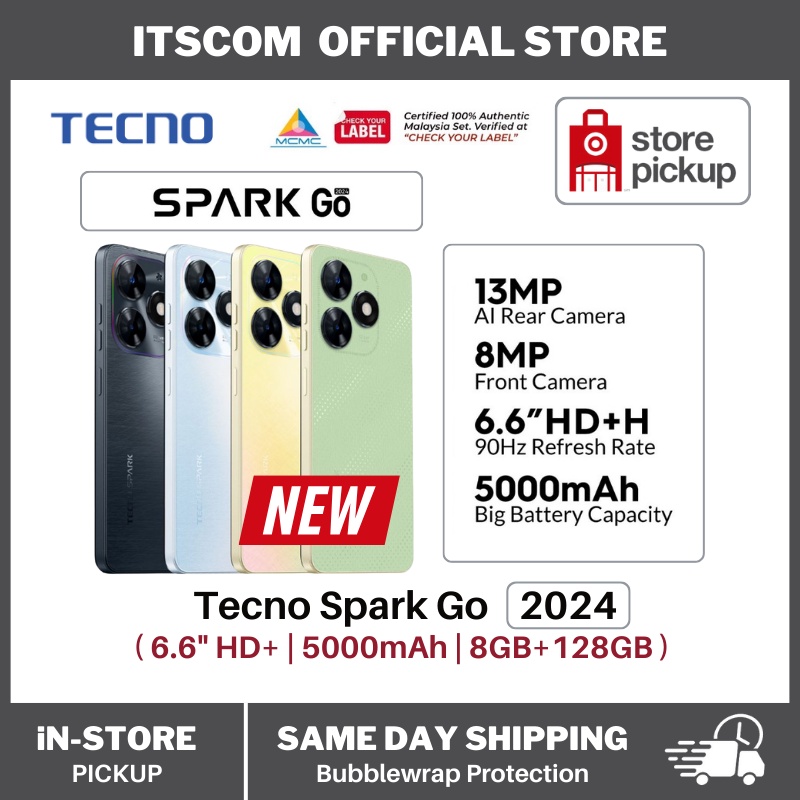 Tecno Spark Go 2024 Now Available For RM399 