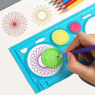 27Pcs Spirograph Drawing Design Set Create Art Craft Education Gift to Kids