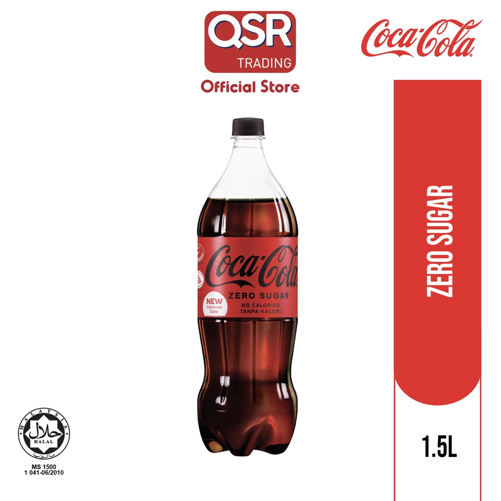 COCA COLA Zero Sugar 1.5L (EXP 31/12/24) Shopee Malaysia