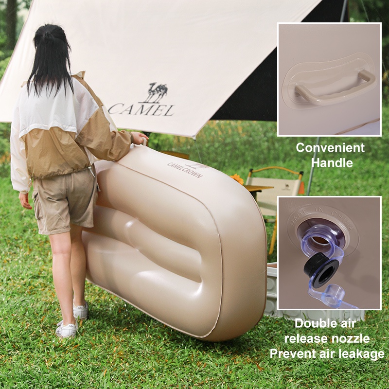 CAMEL CROWN Camping Automatic Inflatable Sofa, Outdoor Barrack Cushion ...