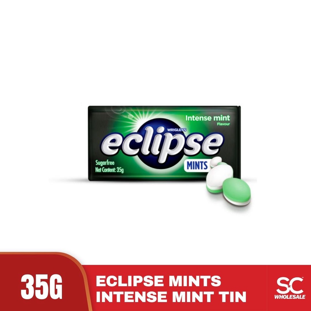 Eclipse Mints Intense Mint Tins Candy Sugar Free 35g Shopee Malaysia