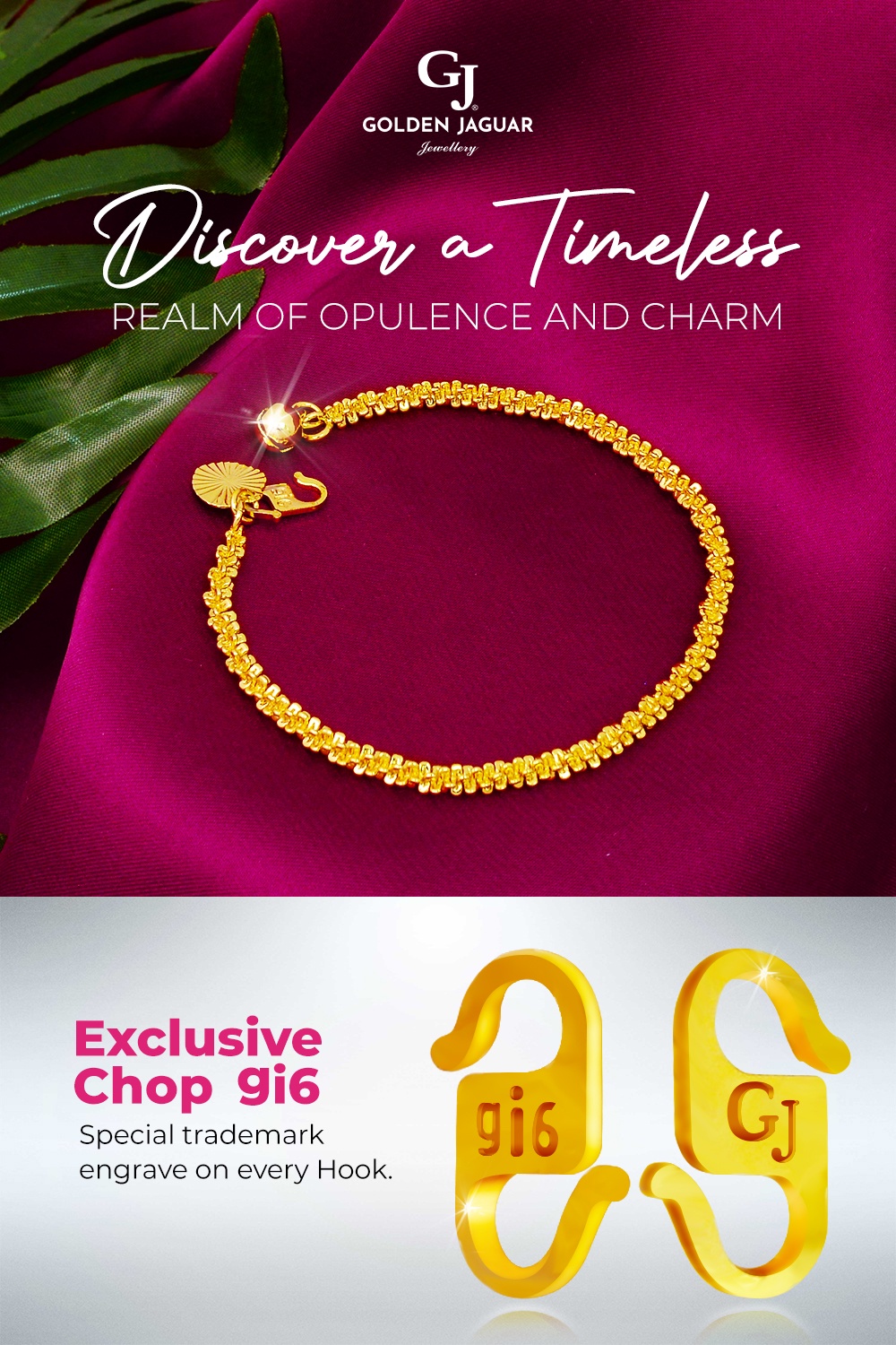 GJ Jewellery Emas Bangkok Emas Korea 24k Gold Plated Necklace Rantai