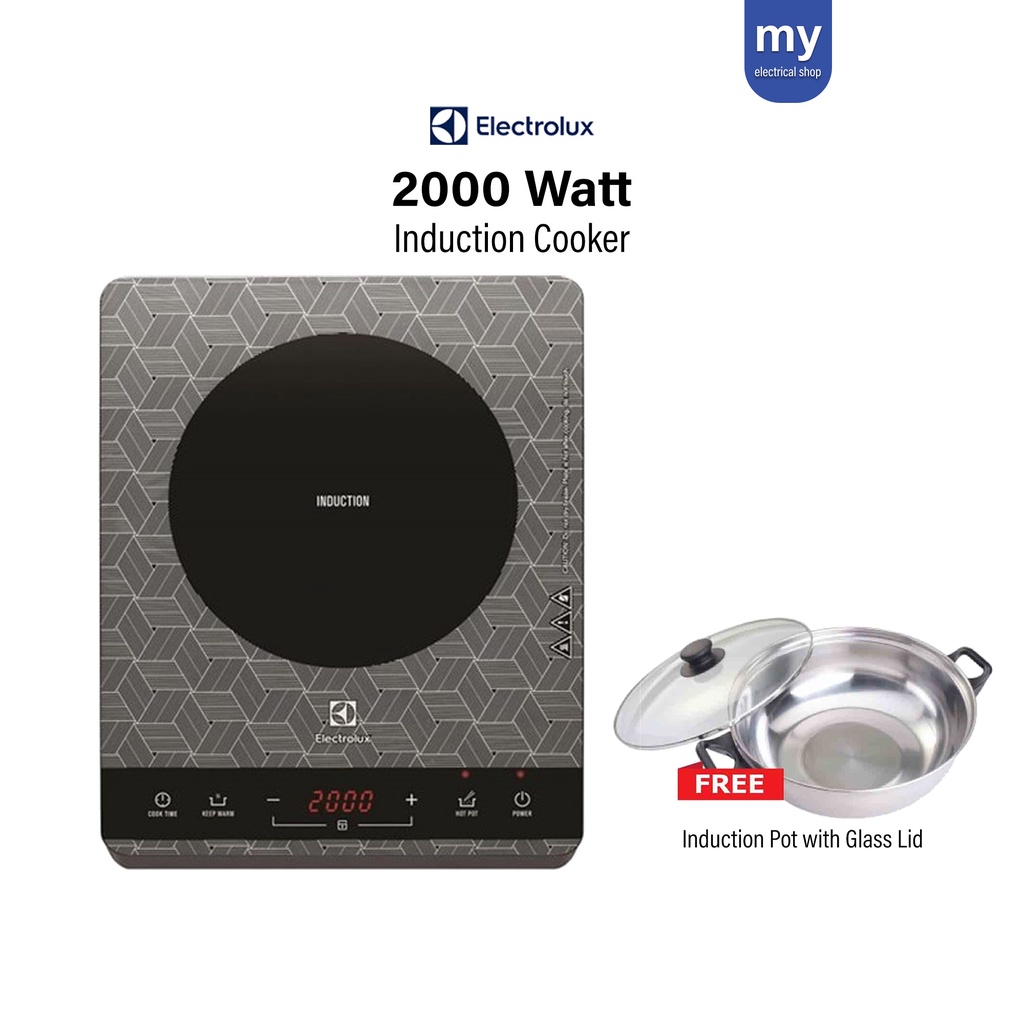 Electrolux Portable Induction Cooker ETD29PKB Free MultiPot Shopee