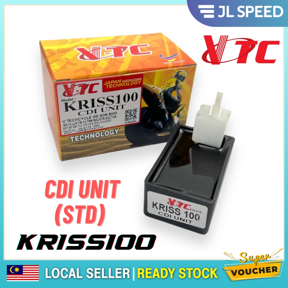 MODENAS KRISS100 / KRISS 100 CDI UNIT STANDARD STD V-TECH CYCLE VTC ...