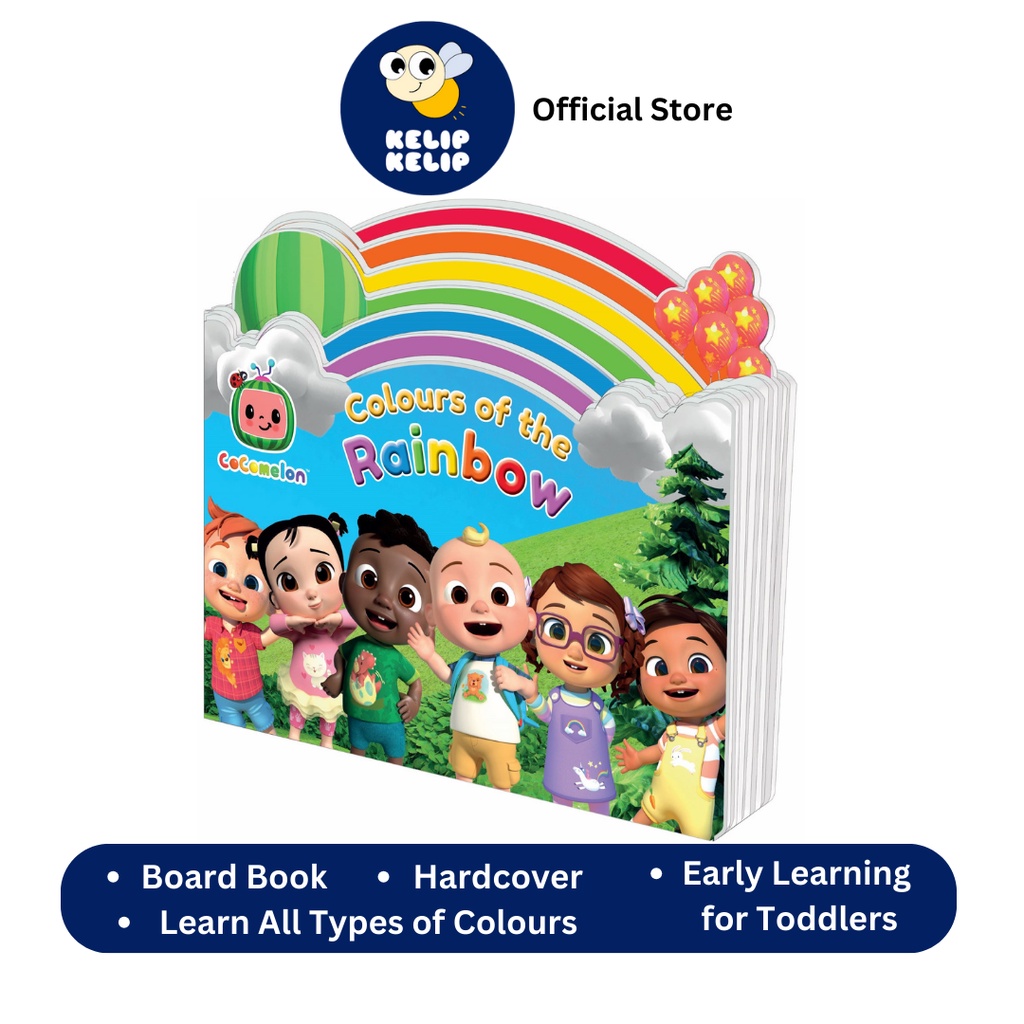 Cocomelon Colours of The Rainbow Board Book (Hardcover) For Toddlers ...
