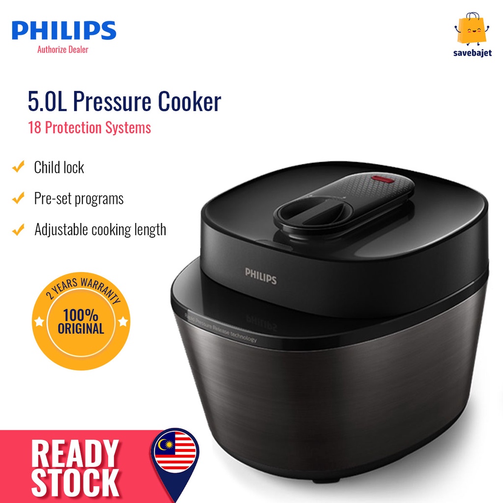 Philips 5.0L Pressurized Cooker HD2151/62 Shopee Malaysia
