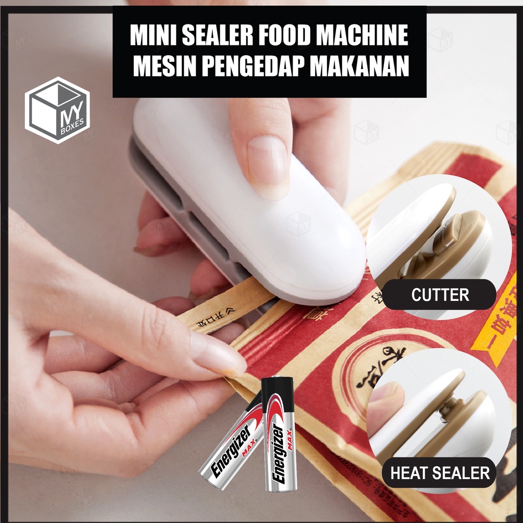 MYB Mini Sealing Machine Impulse Sealer Japan Design Sealer Mini Seal ...