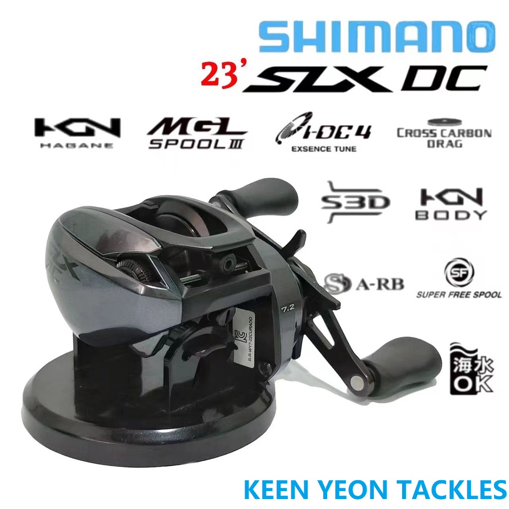 Shimano SLX A Baitcast Reel - SLX 150 HG A Model, Right Hand Retrieve